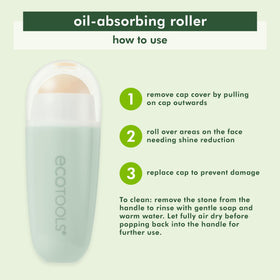 EcoTools Oil Absorbing Facial Roller with storage cap