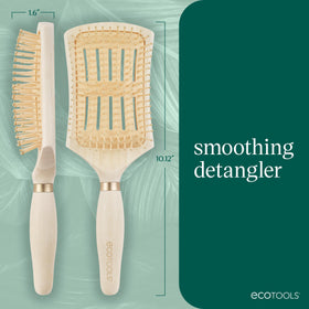 EcoTools Smoothing Detangler Paddle Brush in lifestyle setting