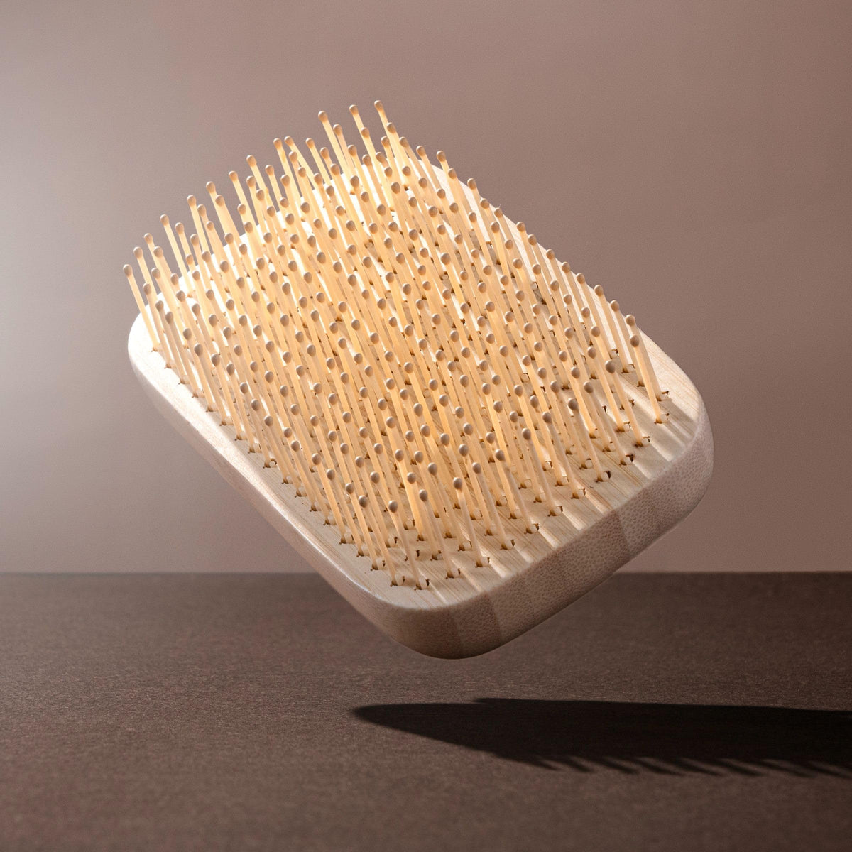 EcoTools Travel Detangler Hairbrush with natural oils distribution