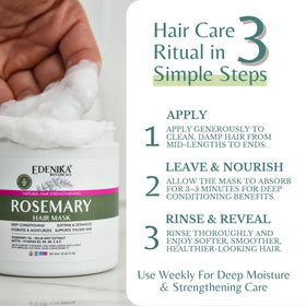 EDENIKA BOTANICALS Rosemary Hair Mask ingredients list