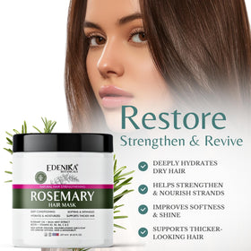 EDENIKA BOTANICALS Rosemary Hair Mask texture close-up