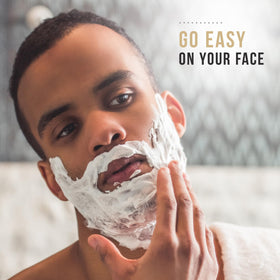 Edge Shave Gel for Men Cedarwood and Shea Butter lifestyle use scene