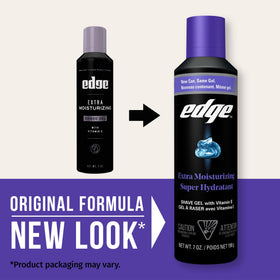 Edge Shaving Gel for Men 7 oz back view