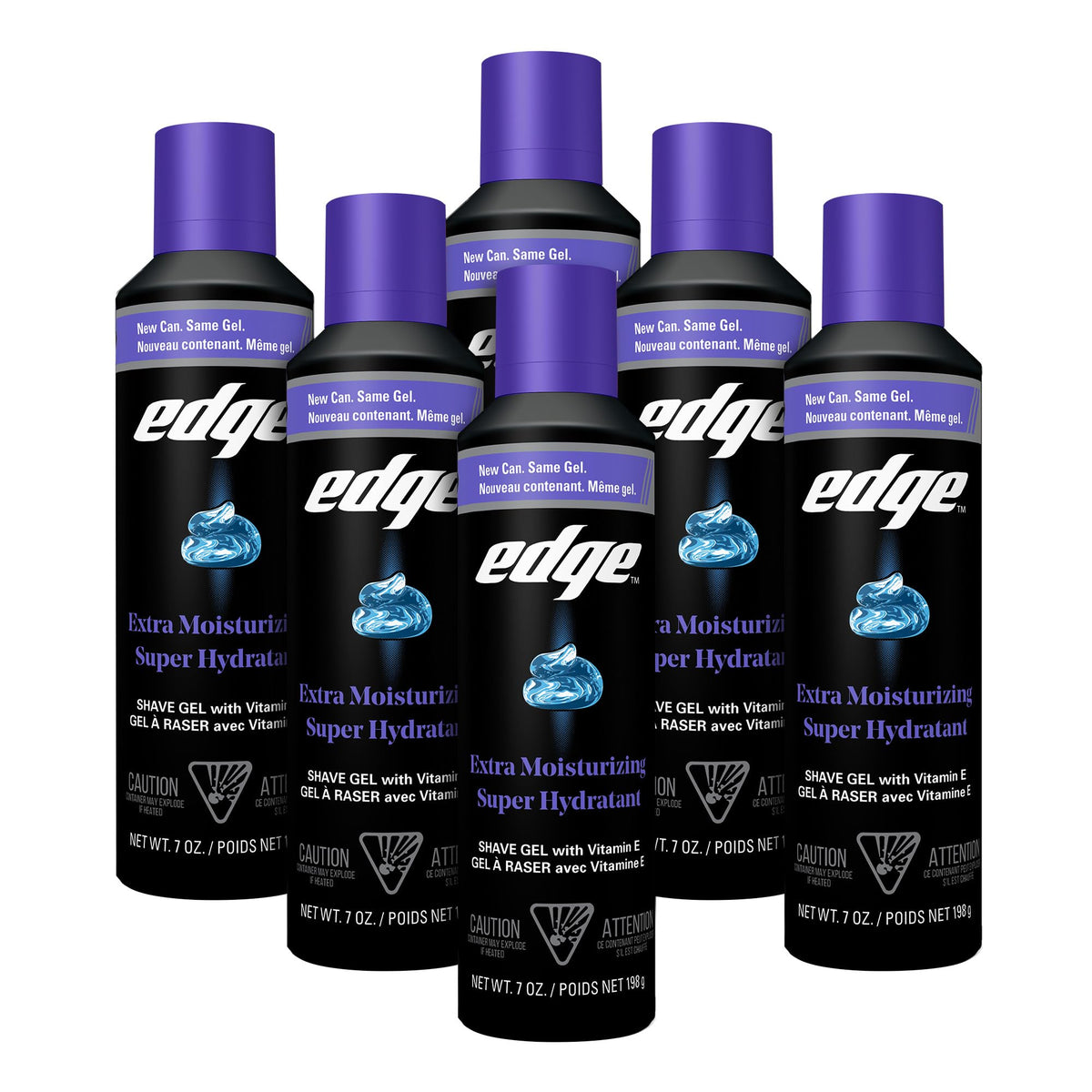 Edge Shaving Gel for Men 7 oz front view