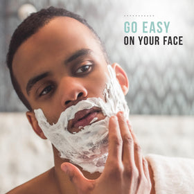 Edge Shaving Gel for Men with eucalyptus leaves