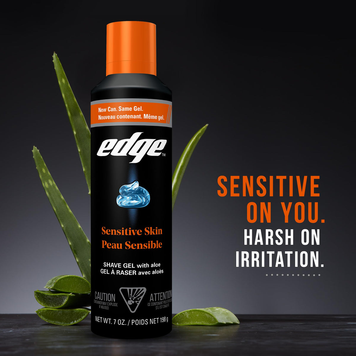 Edge Shaving Gel in bathroom setting