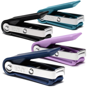 EDJY Fingernail Cutter 4-Pack stainless steel nail clippers front view