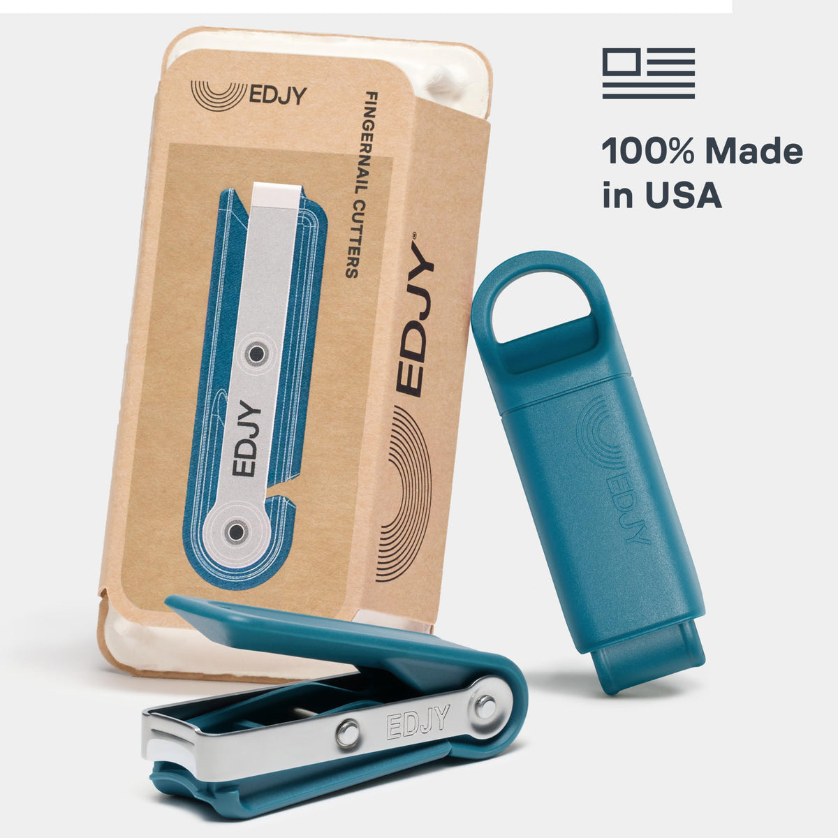 EDJY Fingernail Cutter ergonomic design close-up