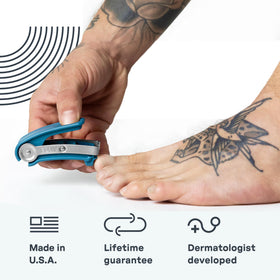 EDJY Toenail Cutter side view highlighting single blade