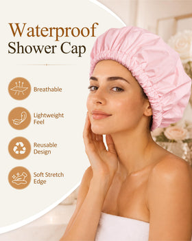 Edoneery Shower Cap folded for travel