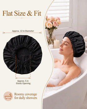 Edoneery Shower Cap in a travel pouch