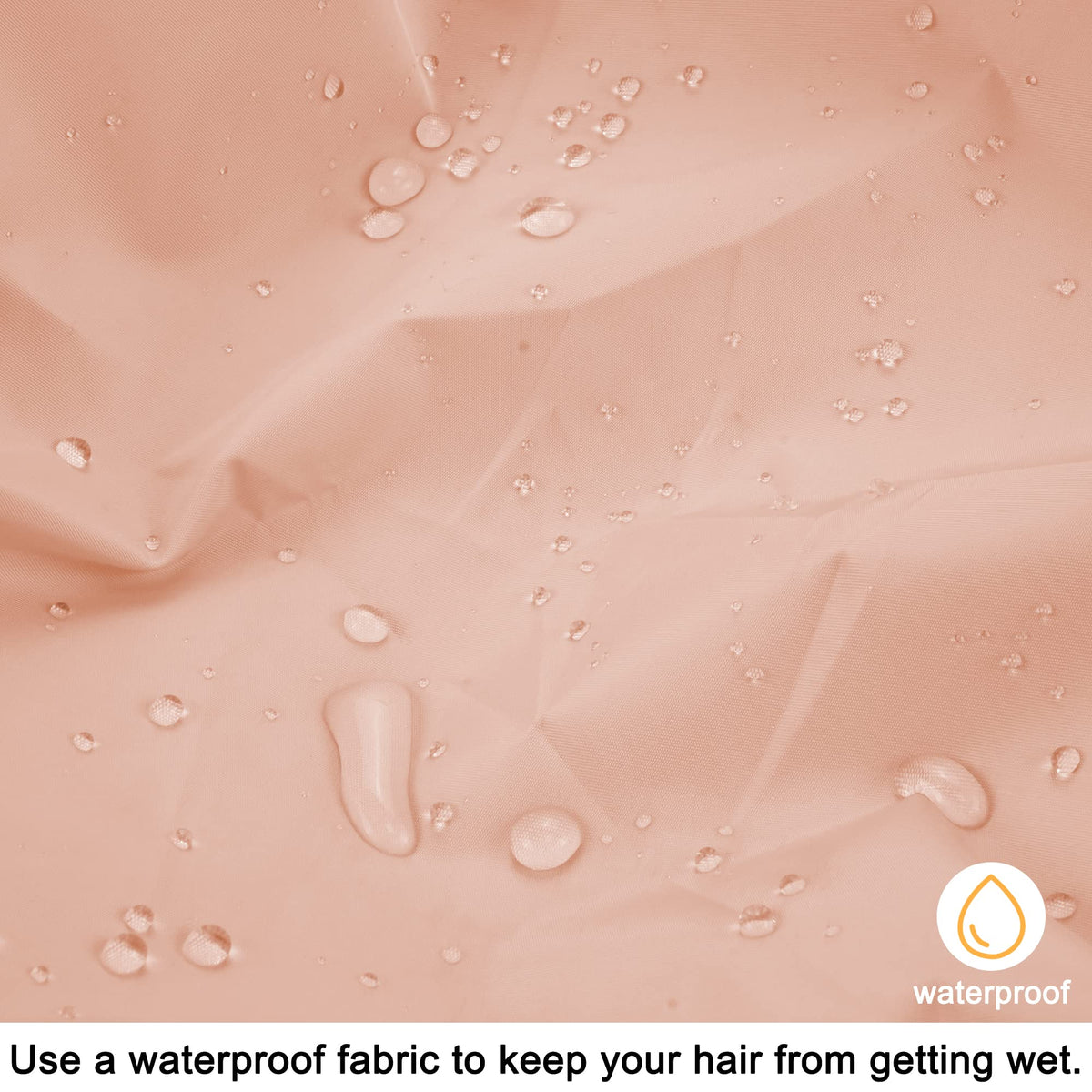 Edoneery shower cap solid colour stylish design