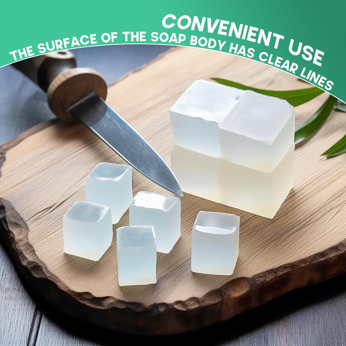 EDSRDRUS Glycerin Soap Base packaging with ingredients