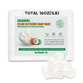 EDSRDRUS Unscented Glycerin Soap Base 1LB front view