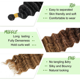 EERYA crochet hair showing deep wave texture