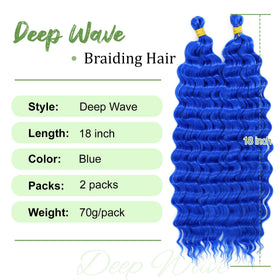 EERYA Deep Ocean Wave Braiding Hair close-up of texture