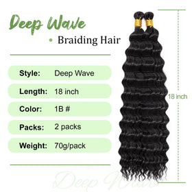 EERYA Deep Wave Curly Hair in T1B/30 colour