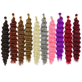 EERYA Long Curly Braiding Hair 30 Inch Deep Ocean Wave in different colours