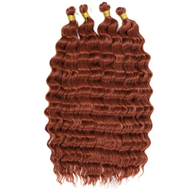 EERYA Long Curly Braiding Hair displayed with care instructions
