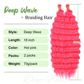 EERYA Long Curly Braiding Hair packaging