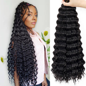 EERYA Ocean Wave Crochet Hair 30 Inch pack front view