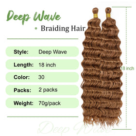 EERYA Ocean Wave Crochet Hair close-up of texture