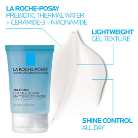 Effaclar cleanser application on skin