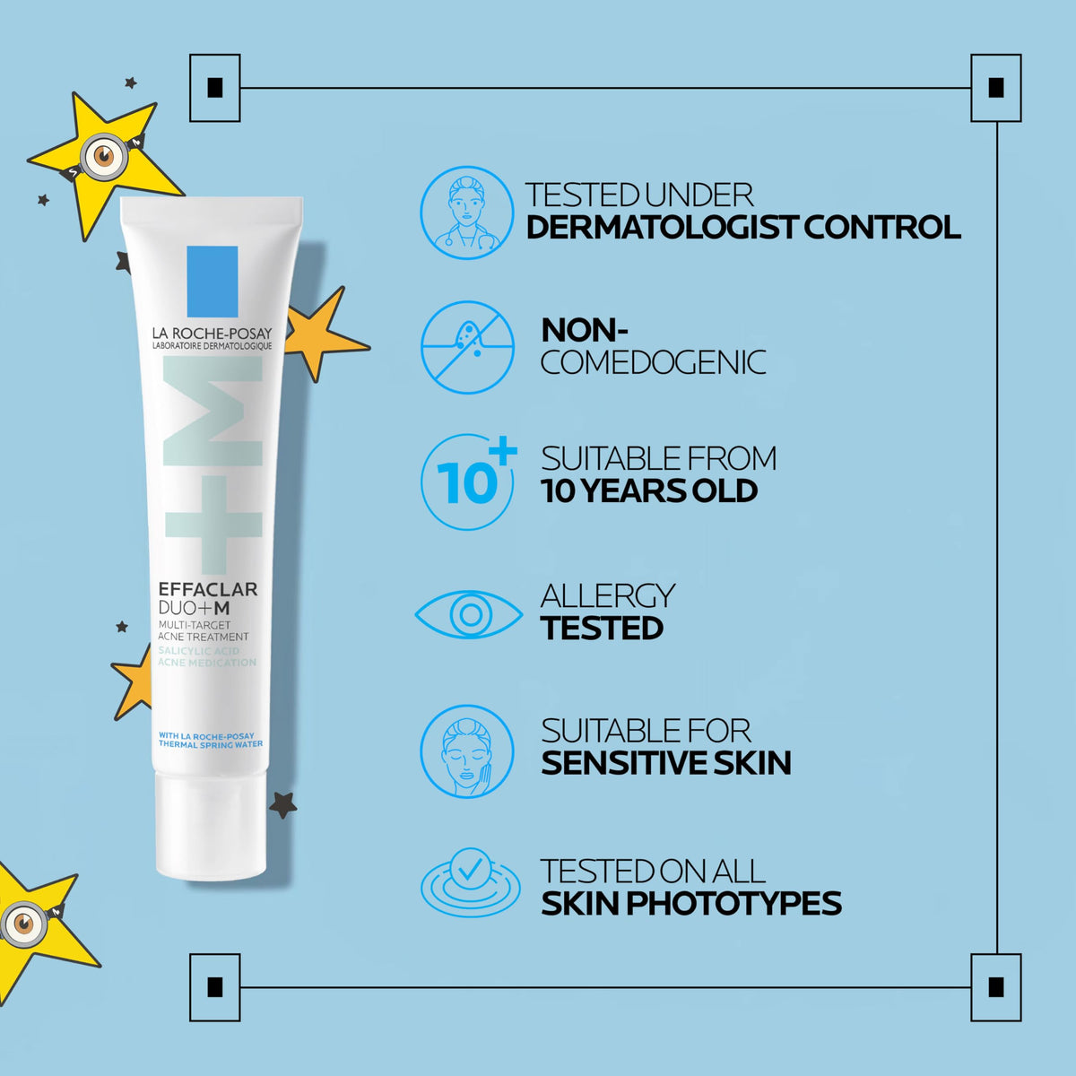 Effaclar Duo+M Cream ingredients list on packaging