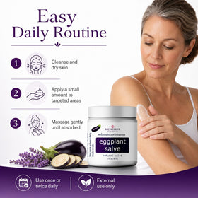 Eggplant Salve Skin Moisturizing Balm side view