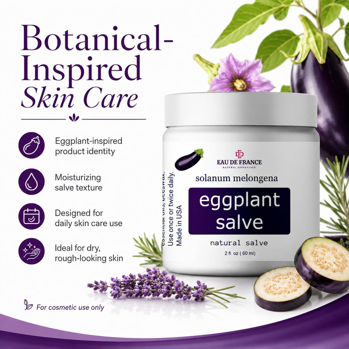 Eggplant Salve with natural ingredients