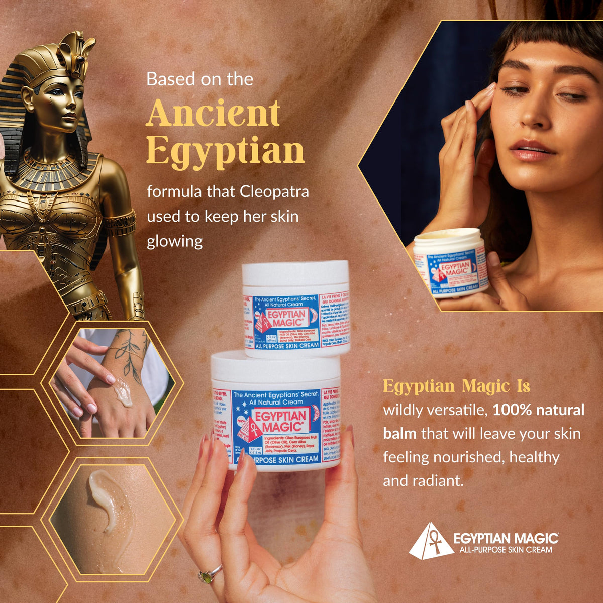 Egyptian Magic All Purpose Skin Cream 2oz front view