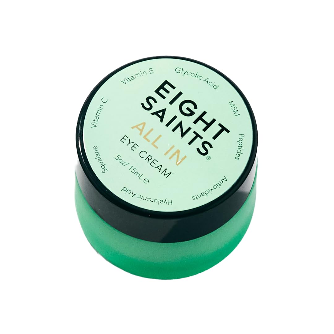 Eight Saints All In Eye Cream 0.5oz front view