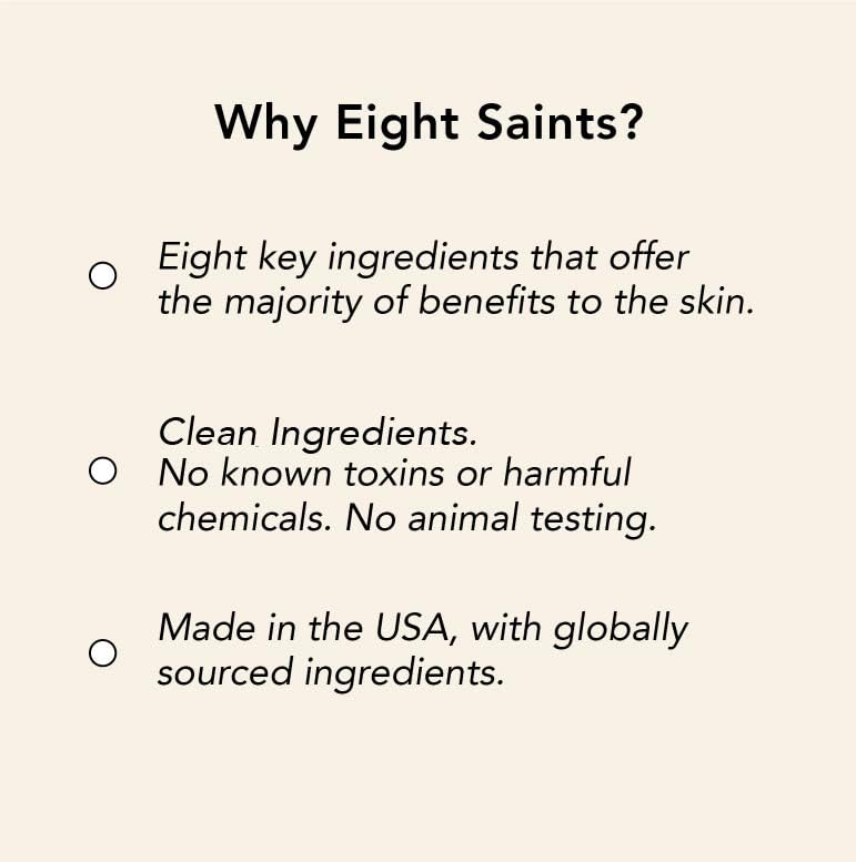 Eight Saints Up the Anti Night Cream on a vanity