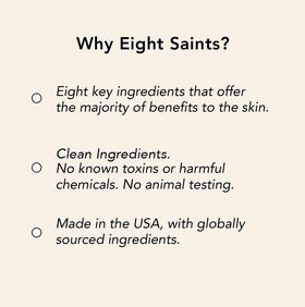 Eight Saints Up the Anti Night Cream on a vanity