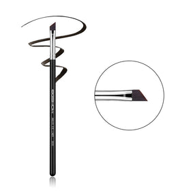 EIGSHOW Eyeliner Brush Fine Angled showing wooden handle