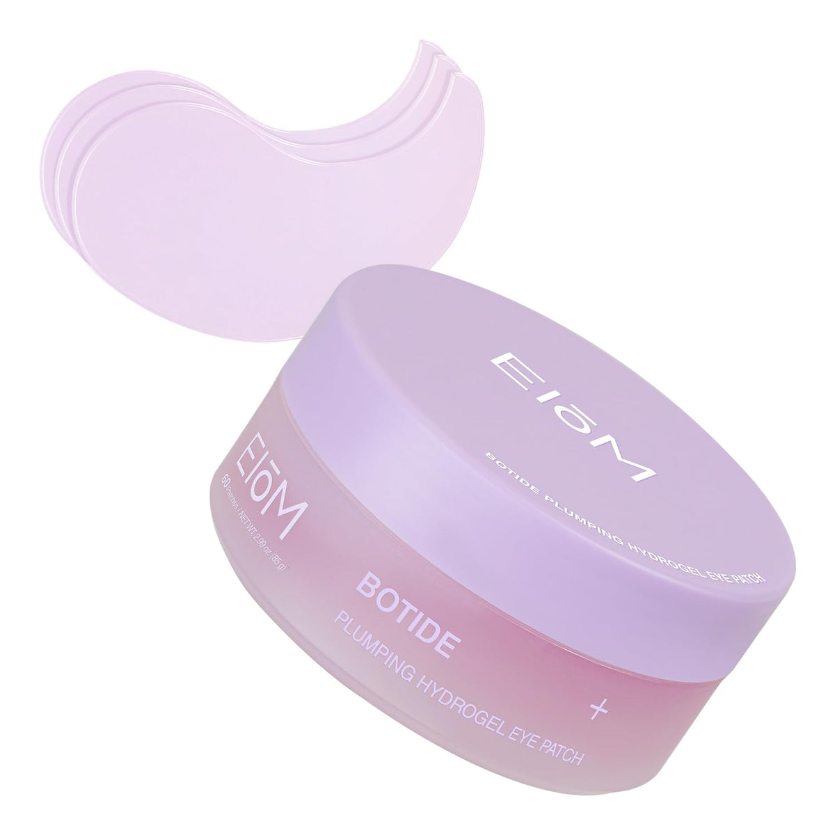 EIOM Korean Hydrogel Eye Patches jar front view
