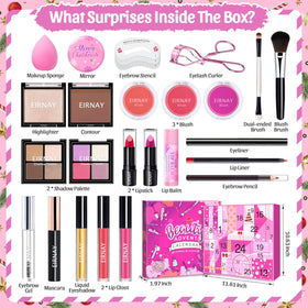 EIRNAY Advent Calendar showing individual makeup boxes