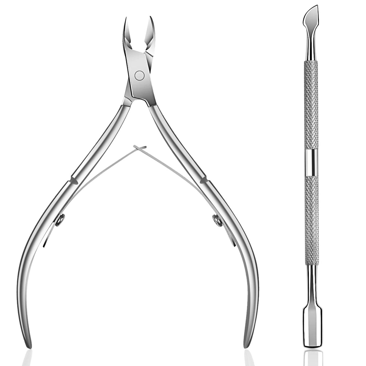 Ejiubas Cuticle Trimmer front view with ergonomic handle