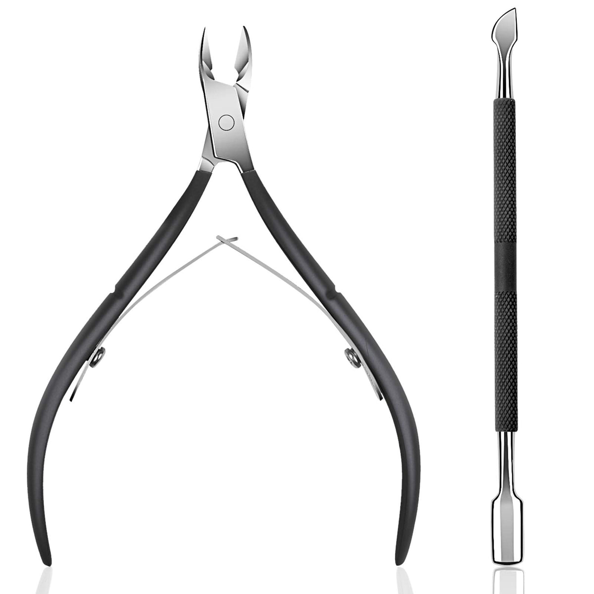 Ejiubas Cuticle Trimmer front view with ergonomic handle