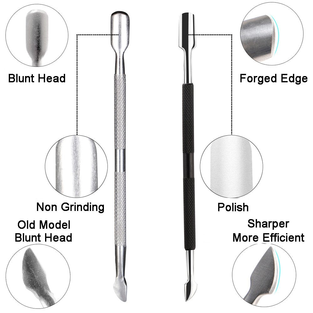 Ejiubas Cuticle Trimmer sharp stainless steel tips close-up