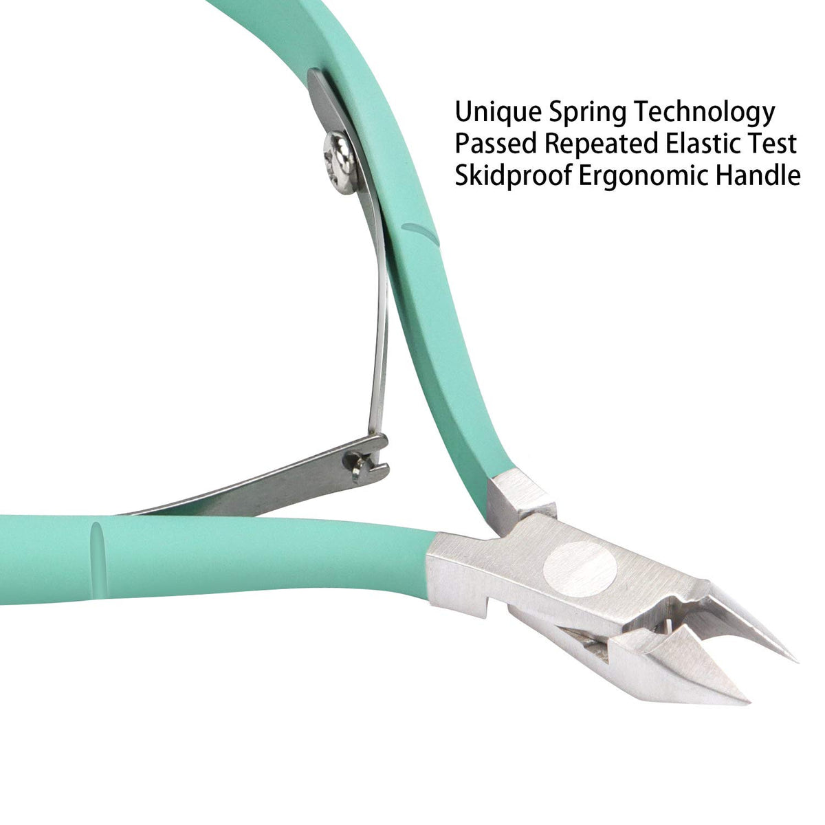 Ejiubas cuticle trimmer with ergonomic handle design