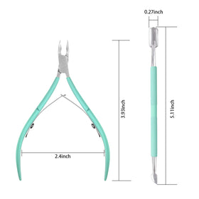 Ejiubas cuticle trimmer with protective plastic tip