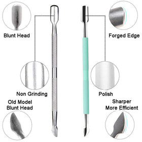 Ejiubas dual-end cuticle pusher for nail care