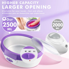 Ejiubas Paraffin Wax Machine with included paraffin wax and accessories