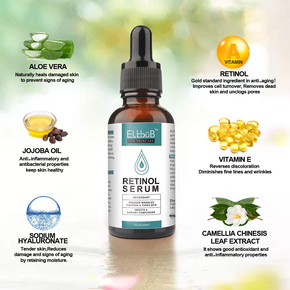 ELBBUB Vitamin C and Retinol Serum set packaging