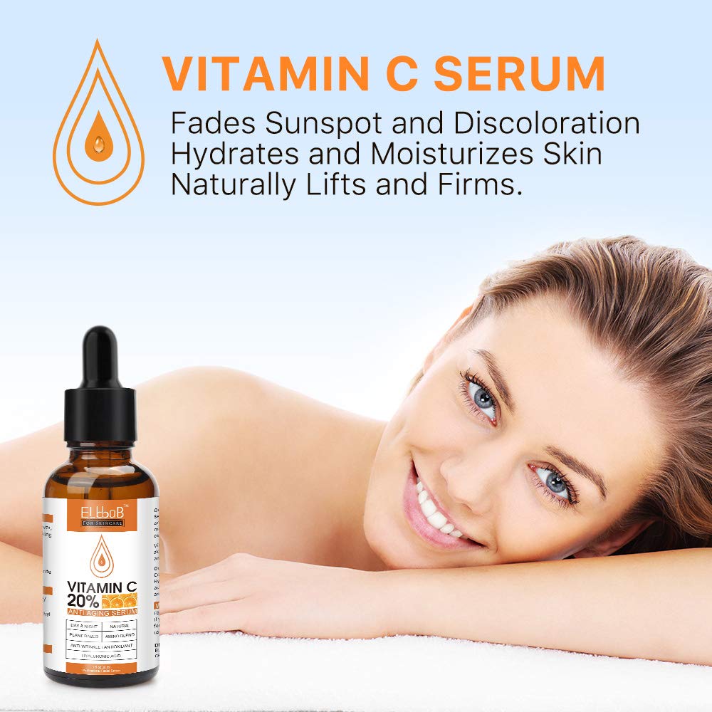 ELBBUB Vitamin C Serum with dropper