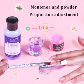 Electric nail drill included in DouborQ Acrylic Nail Art Kit