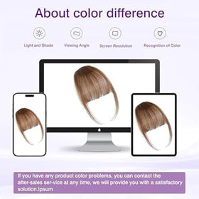 ELEFOCUS Clip-on Bangs packaging