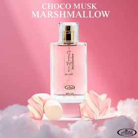 Elegant packaging of Al-Rehab Choco Musk Perfume Bundle