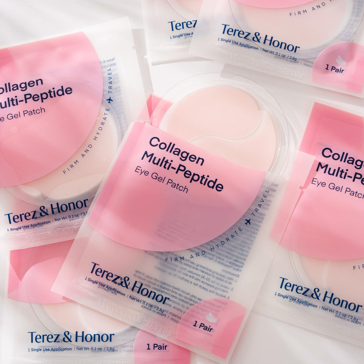 Elegant packaging of TEREZ & HONOR eye patches for gifting